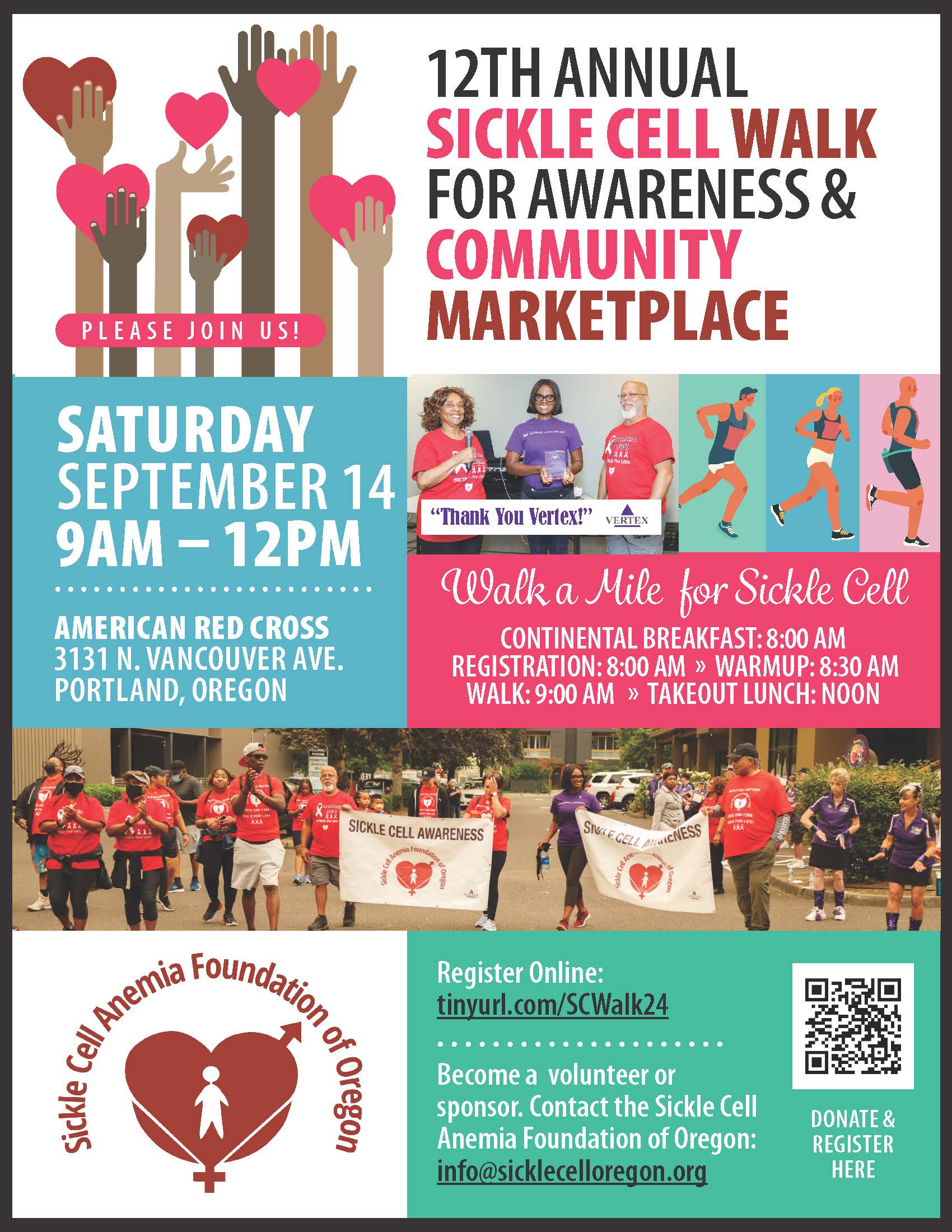 2024 SCAFO Sickle Cell Walk for Awareness & Community Marketplace