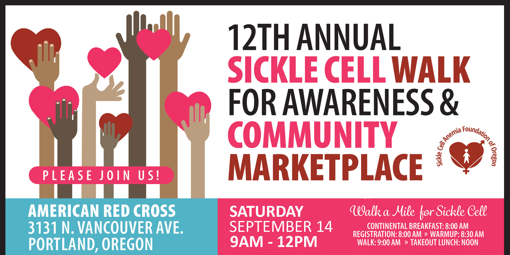 2024 SCAFO Sickle Cell Walk for Awareness & Community Marketplace